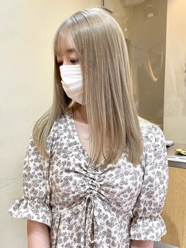 ヨハ ヘア パートナー(YOHA hair PARTNER) ◎ハイトーンミルクティーブロンド @shoki_yoha