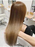 ブリーチした髪でも【髪質改善】でうるツヤ髪へ