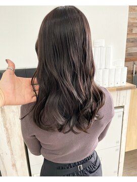 アトレ(attrait) ＊くすみブラウン 地毛風カラー 透明感 大阪美容室 天王寺美容室