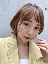 トリコ ショップアンドヘアサロン(tricot shop hair salon) 大人可愛いイヤリングカラー