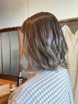 ベランダ(veranda)&nbsp;インナーカラー♪ホワイトグレー