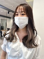 ムク 横浜店(muku)&nbsp;ミルクティーベージュダブルカラーケアブリーチインナーカラー