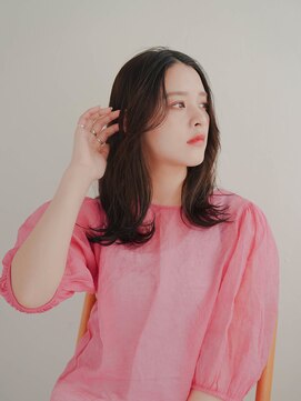 ムク 甲府(muku.) 前髪/マチルダボブ/ピンクベージュインナー/グレージュ[甲府駅]