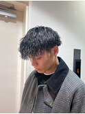 波巻きパーマツイストスパイラルスパイラルパーマ
