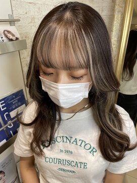 マティス 表参道(matiz) ハッシュカット/インナーカラー/フェイスフレーミング