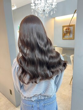 オズ 郡山桑野店(OZ) イメチェンハッシュカットフルバング似合わせレッドブラウン