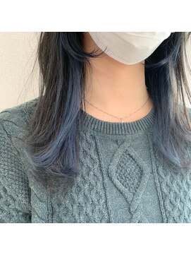 オグジュアリー 表参道(aux.) トレンドのインナーカラーでお洒落に