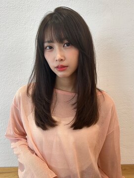 ユーフォリア 新宿通り(Euphoria) レイヤーカット/セミロング/ダークブラウン