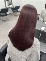 ガルボヘアー 桟橋店(garbo hair)&nbsp;カシスレッド高知美容院オイルカラー