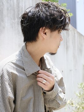 ビーブルー(B.Blue) 前下がりマッシュパーマ