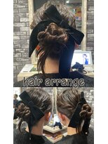【Lilly新宿】#タイトヘアセット#カチモリ＃アレンジスタイル