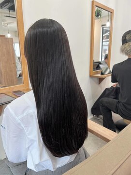 トランク ヘアー デザイン(tranq hair design) 髪質改善トリートメントツヤ髪大人女子ストレート