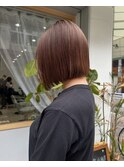 切りっぱなしボブ