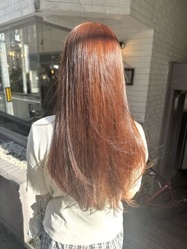 アメリアム 大阪上本町店(Ameri amu.) 【オレンジカラー／夏カラー／ダブルカラー】