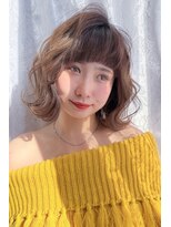 ファイン 美容室 深川店(FINE)&nbsp;結べる丸みボブ小顔補正立体カット艶感デジタルパーマ