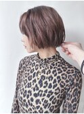＊くせ毛風顎ラインボブ外国人風ミニボブ耳かけボブ大人ボブディ