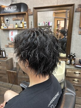 アールズ ヘア(R's hair) MEN’S HAIR/ブルーブラック/フェザーパーマ/ 印西　印西市