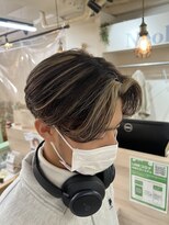 グラスバイネオリーブ 大倉山駅前店(grace by neolive)&nbsp;ニュアンスセンターパート×ハイライトカラー