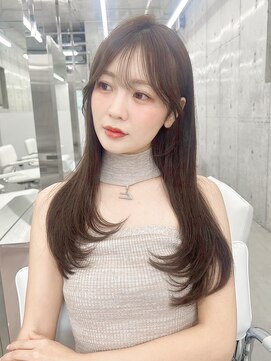 フォンズ(FONS) ワンカールレイヤー　レイヤーカット　ショコラグレージュ