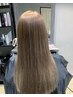 煌水・酸熱・髪質改善ストレート+カット+トリートメント￥21000