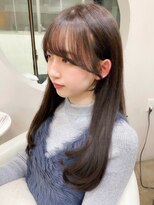 レア 表参道(L'ea)&nbsp;オリーブグレー/クラゲヘアー/ココアベージュ/小顔カット/黒髪