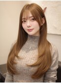 黒髪/クラゲヘアー/オリーブグレー/小顔/ココアベージュ/渋谷