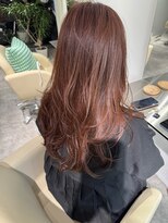 レヴリー(reverie)&nbsp;海外レイヤーハッシュカット暖色系カラー髪質改善トリートメント