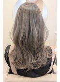 ブリーチ×髪質改善で叶うグレーベージュ |Blono