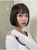 ◎切りっぱなしボブタッセルボブ顔まわりレイヤーボブミニボブ
