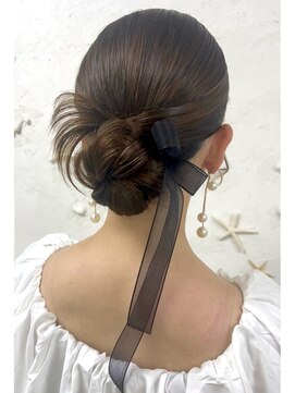 メカマハロジャミング(Me Ka Mahalo Jammming) カチモリヘア/タイトヘア/ヘアセット/お呼ばれヘア/参列ヘア