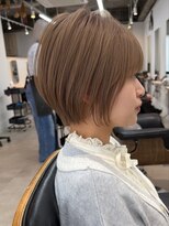 トト 船橋店(toto.)&nbsp;前髪顔周りカットピンクベージュアンブレラカラーイメチェン船橋