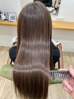 グリーンルームセカンド 結城店(GREEN ROOM. 2nd) 60代女性の美髪ストレート