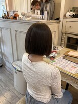 ハグエヴェック(HUG AVEC)&nbsp;切りっぱなしボブ×10Lvグレージュ