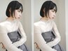 【学割U24/学生限定】《小顔×最高の似合わせ》カット+スタイリング¥4400