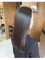 零秒女髪 千里丘店 艶髪を叶える上品ロングストレート美髪髪質改善髪質改善カラー