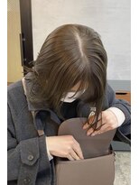 ニール 名古屋 伏見 丸の内(NEELU)&nbsp;【RIE】ブリーチなしダブルカラーで作るオリーブベージュ