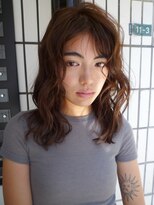 ナヌーク ダイカンヤマ(nanuk daikanyama)&nbsp;ミディアムパーマウルフレイヤーウルフパーマボブドライパーマ