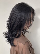 エストアール フクオカ 福岡博多店(est-r. Fukuoka)&nbsp;アッシュバイオレット×ミディアムレイヤー