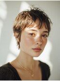 大人ショート 顔周りカット ピクシーショート　ショートレイヤー