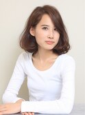 前髪長めボブ