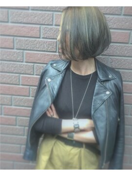 ホロホロヘアー(Hair) holoholoマツウラ ハイライトボブ×スプリングサマー