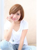 ナチュラルショートボブ
