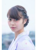 浴衣髪