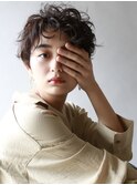 クセ毛風パーマスタイル