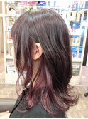 【Rire尚平】★インナーカラー+イルミナ トワイライトピンク★