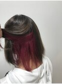 【COLOR】インナーカラーピンク
