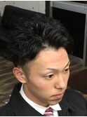 7:3風アップバングパーマ