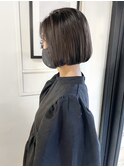 ショートボブ/透け感カラー/ブリーチなし