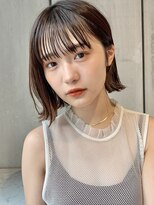 ロンプ(romp)&nbsp;外ハネボブにさりげないインナーカラー【romp恵比寿】【Satoru】