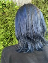 ロッカ ヘアーイノベーション(rocca hair innovation) ブルーでなびかせカラー【ブリーチ】【ブルー】